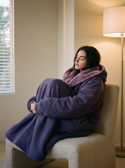 Enfold in arcane, worn in an armchair